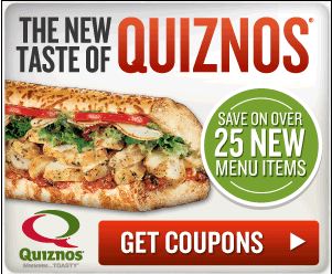 Quiznos Coupons