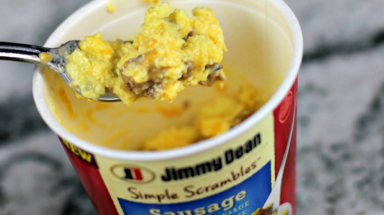 Protein Up Breakfast with Delicious Jimmy Dean Simple Scrambles