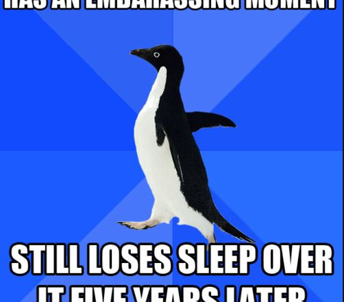 Embarrassing moments last