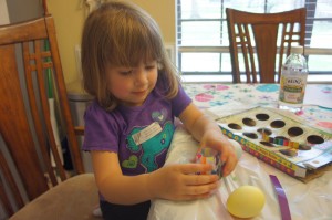 Heinz Easter eggs dye Heinz Vinegar and Little Girl easter