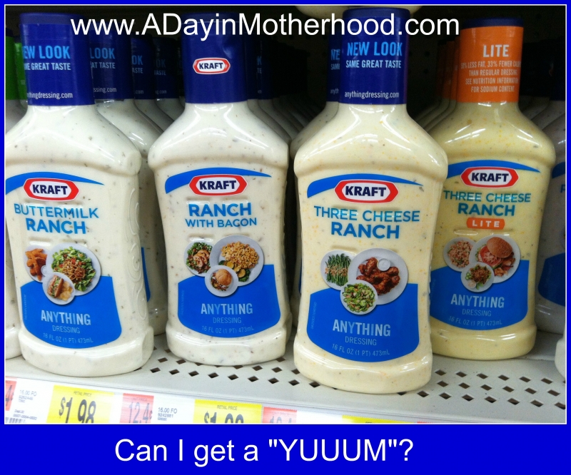 Kraft Anything Pourable Dressings are a Great Base for Fun Dips 