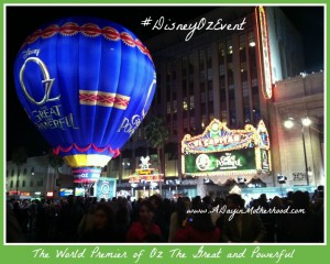 Oz the Great and Powerful at El Capitan Theatre #DisneyOzEvent