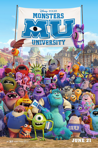 Monsters Univeristy by Disney Pixar Announces Release for June 21, 2013!!