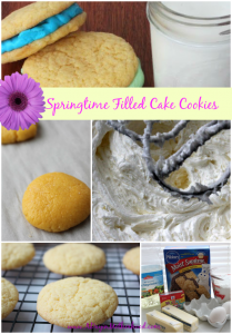 Springtime Filled Cake Cookies