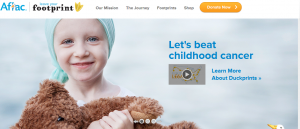 Use hashtag #DUCKPRINTS and Aflac will donate to Childhood Cancer Research