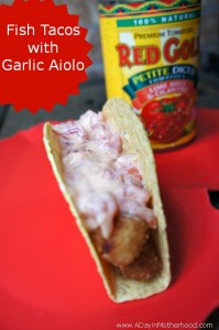 Fish Tacos with Garlic Aioli