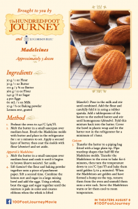 Madeleines