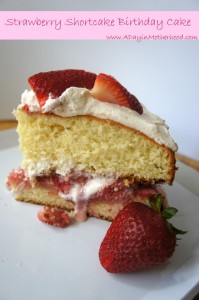 Strawberry Shortcake Birthday Cake