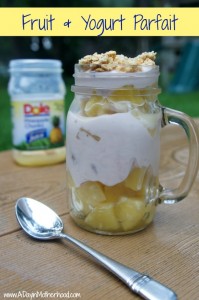 Fruit & Yogurt Parfait #DOLEJars