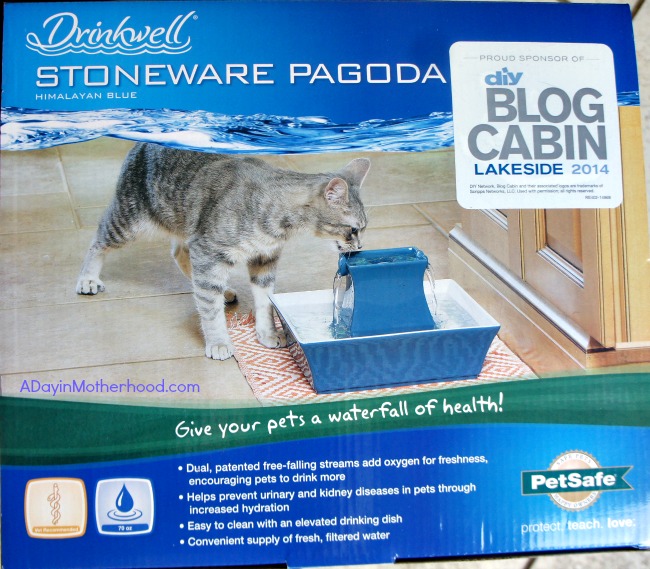 PetSafe Drinkwell Pagoda Fountain Review and Giveaway