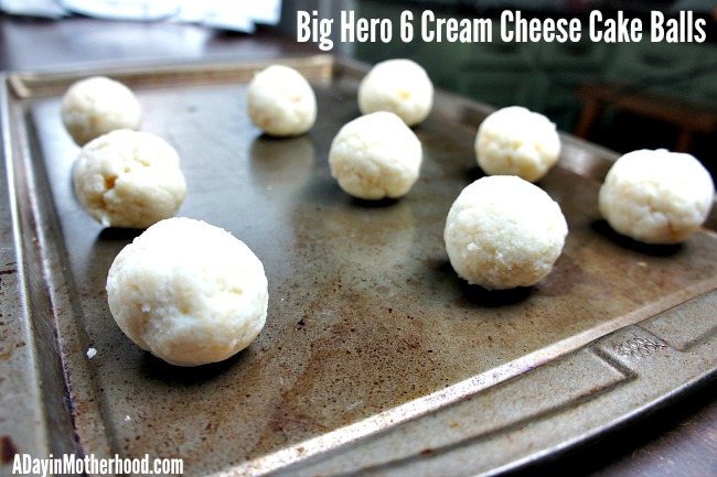 Big Hero 6 Cream Cheese Cake Balls Recipe #BigHero6Release #ad