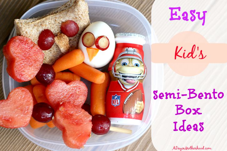 Create an easy Semi-Bento Box for Kids #FuelTheirAdventures ad