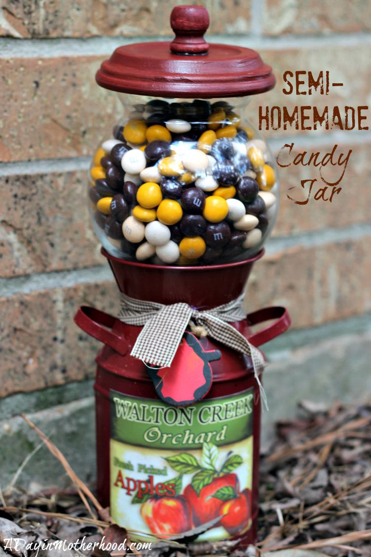 How to Make a SemiHomemade Candy Jar