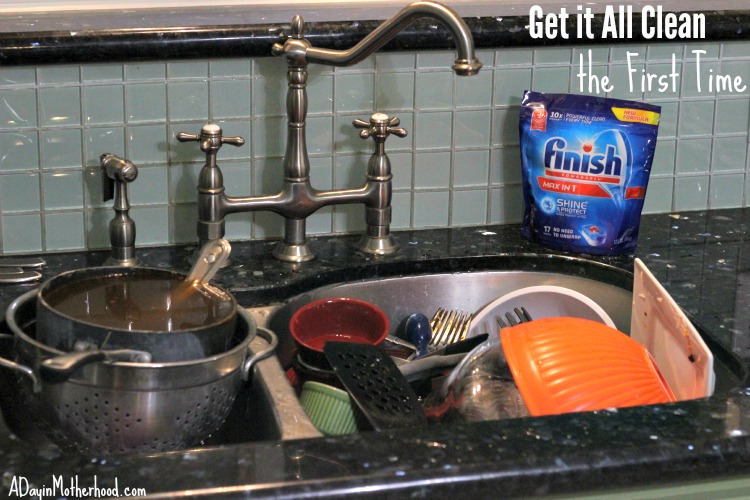 Get the Cleanest Dishes with the Least Effort + WIN a Bag of Finish® Max #FinishMaxIn1 ad