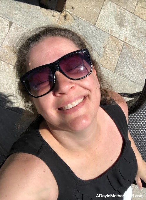 47 Things You Did Not Know About Me - headshot of lori pace in sunglasses on adayinmotherhood
