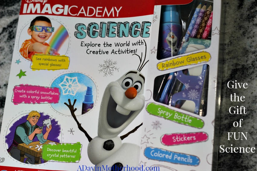 Disney Imagicademy Frozen Science Activity Book Giveaway ad