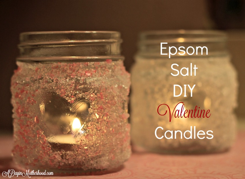 Epsom Salt DIY Valentine Candles