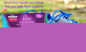 Exercise with Confidence Again with Poise Impressa® Bladder Supports #TryImpressa ad @Walmart