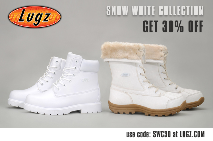 Get 30% Off Super Cute, Must Own Lugz Shoes #lugz #lugznyc #ruggedessentialsforall #snowwhitecollection