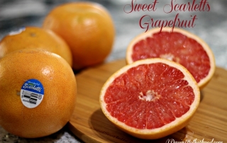 Tropical Grapefruit Salad Recipe + WIN a Sweet Scarletts Grapefruit Basket