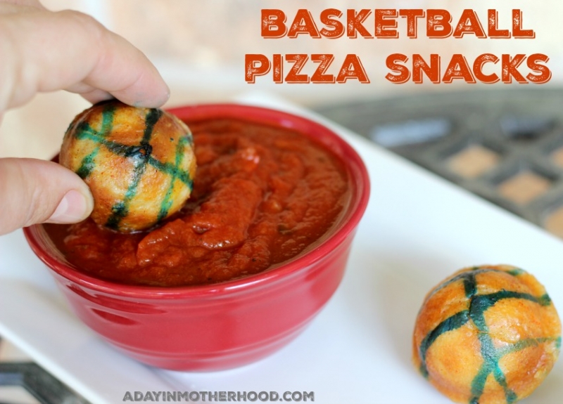 Basketball Pizza Snacks are a Slam Dunk