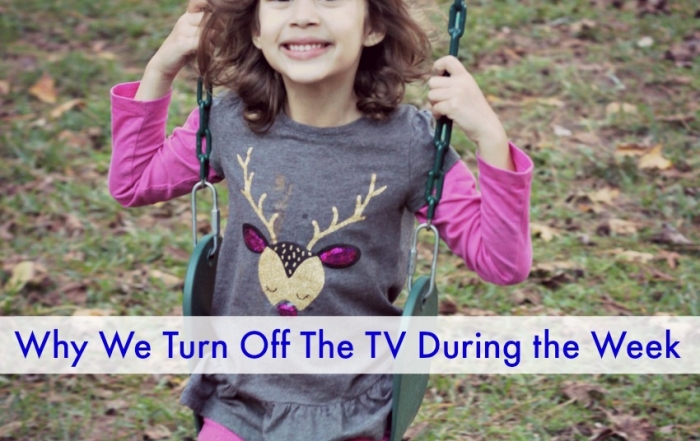 Why We Turn Off The TV During the Week