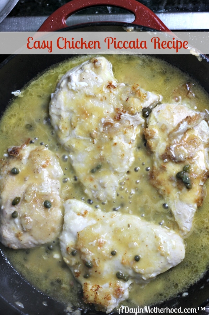 AD Easy Chicken Piccata Recipe