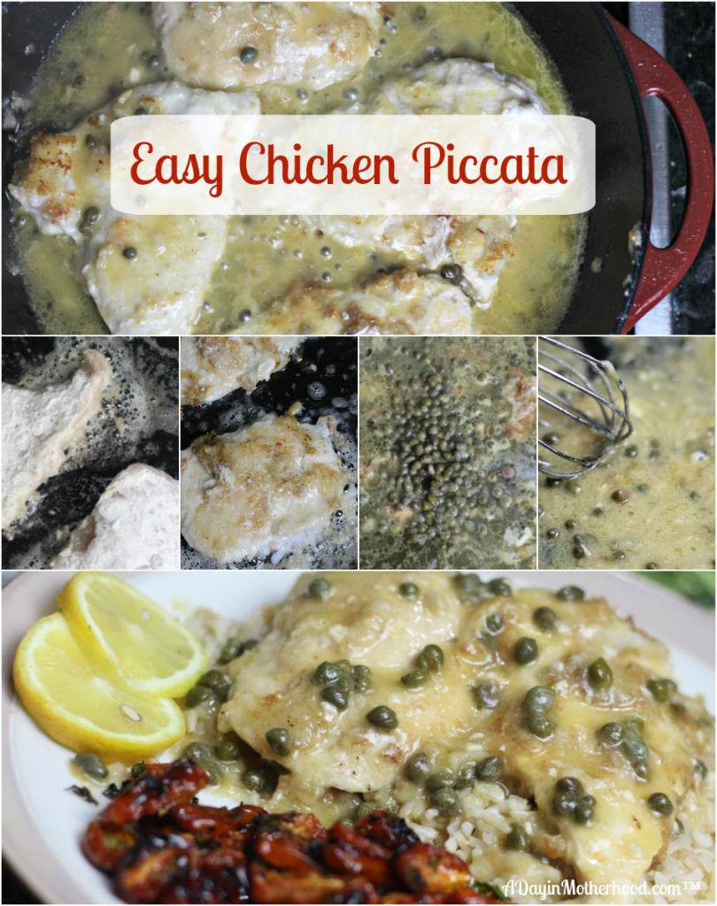 AD A family dinner everyone with love, Chicken Piccata offers a creamy, warm, comforting dinner after a long day! #ThinSlicedChicken