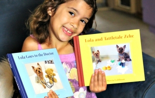 This book series features a real dog being a therapy pet. My girls love it! ad