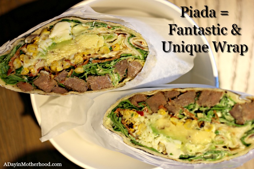 You HAVE to try the Piada. The Italian Thin crust bread makes this wrap a delicacy to anyone who tries it! ad