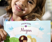 Megan was so excited to receive a book that is all about her and the things she loves! #iseemebooks