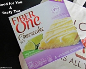 Fiber One Cheesecake Bars Key Lime are delicious! ad