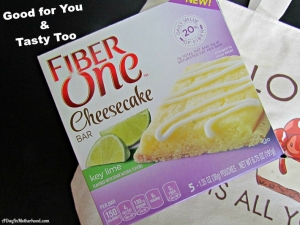 Fiber One Cheesecake Bars Key Lime are delicious! ad