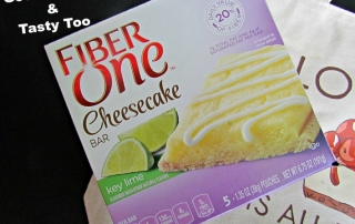 Fiber One Cheesecake Bars Key Lime are delicious! ad