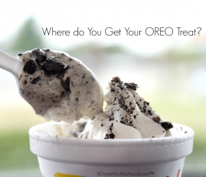 Scoop up some delicious OREO in your ice cream treat and post to social media to WIN!