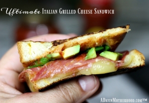This Ultimate Italian Grilled Cheese Sandwich Recipe will make everyone smile.