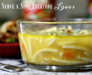 Serve Campbell's Chicken Noodle Soup as the perfect side to my Italian Grilled Cheese Sandwich