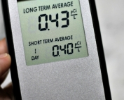 The Radon Digital Monitor helps me watch the Radon levels in my home. #ad