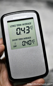 The Radon Digital Monitor helps me watch the Radon levels in my home. #ad