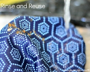 Just rinse and reuse while the Spaghetti Lasagna is cooking!