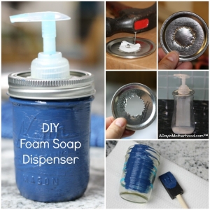 The hardest part of this DIY Foam Soap Dispenser is the aroma of the Spaghetti Lasagna Recipe in the air!