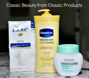 Classic beauty with classic products like Ponds, Vaseline and Dove!