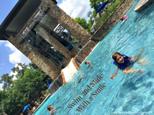 The huge water slide anchors the fun at the Woodlands Resort. #WoodlandsResort ad