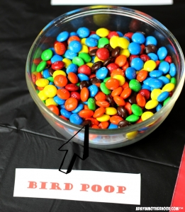 Birds Poop may seem gross but it made everyone laugh at my Angry Birds Party!