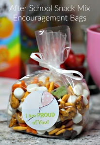 Make this fun after school snack to encourage your kids.