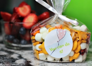 A little note makes the after school snack that much more awesome!