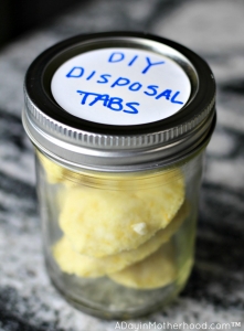 DIY Disposal Cleaning Tabs are made with high quality ingredients.