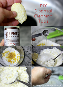 Making DIY Disposal Cleaning Tabs is a breeze!