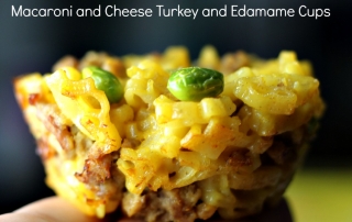 Macaroni and Cheese Turkey and Edamame Cups Recipe is easy and fun!