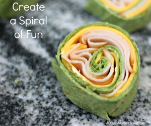 Lunch spirals are fun to eat and great lunch ideas for picky eaters!